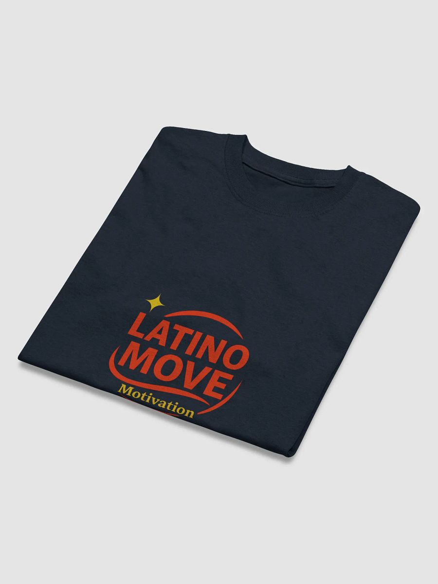 Latino Move Gildan Heavyweight T-Shirt Navy product image (3)
