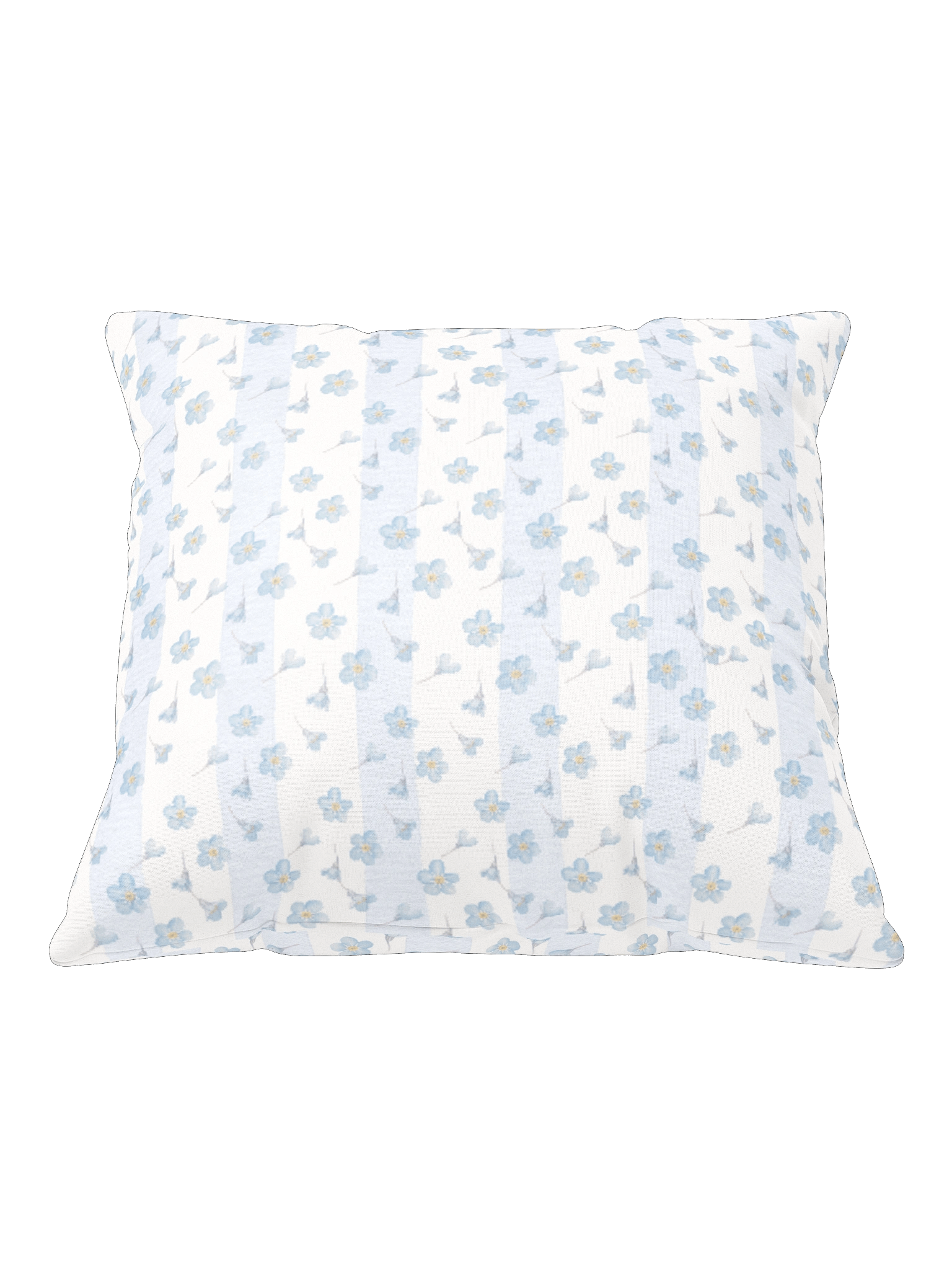 Forget-Me-Not Heirloom Pillow Floral Stripes Pattern product image (2)