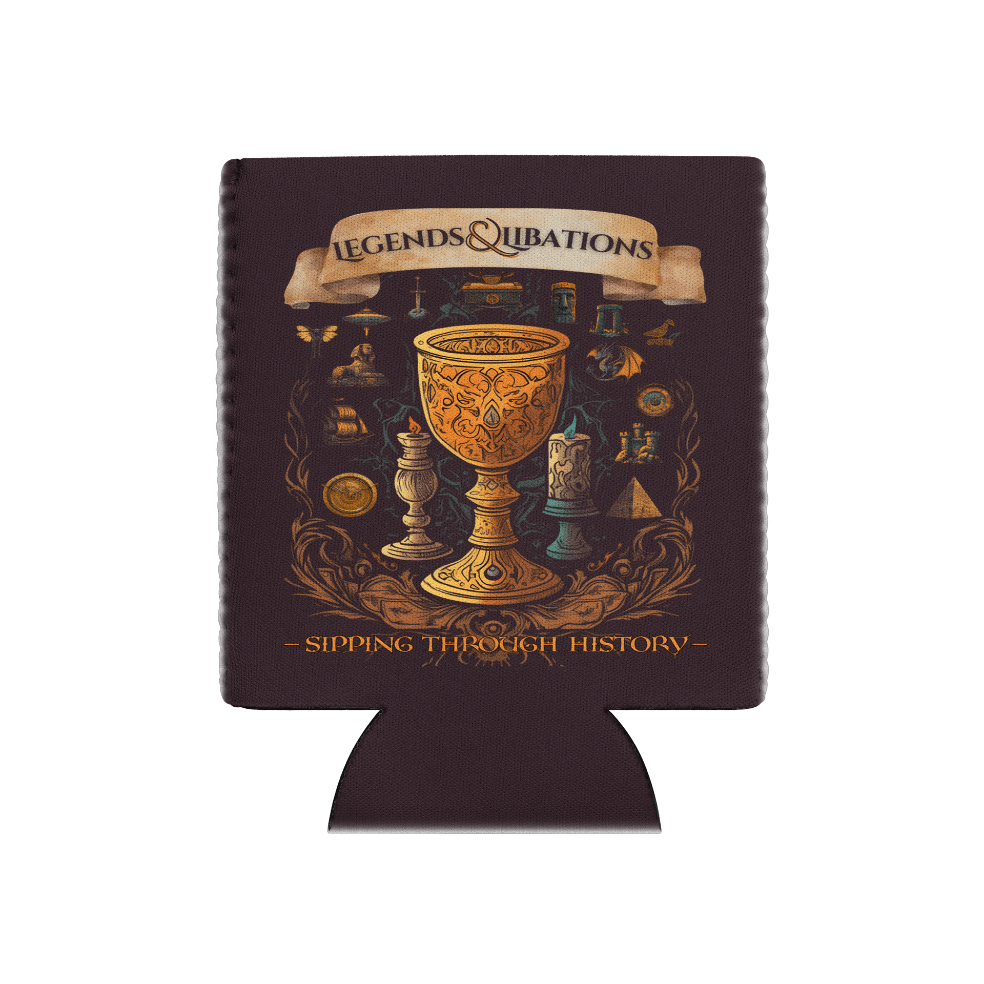 Legends & Libations Dual Logo Regular Sized Coozie product image (1)