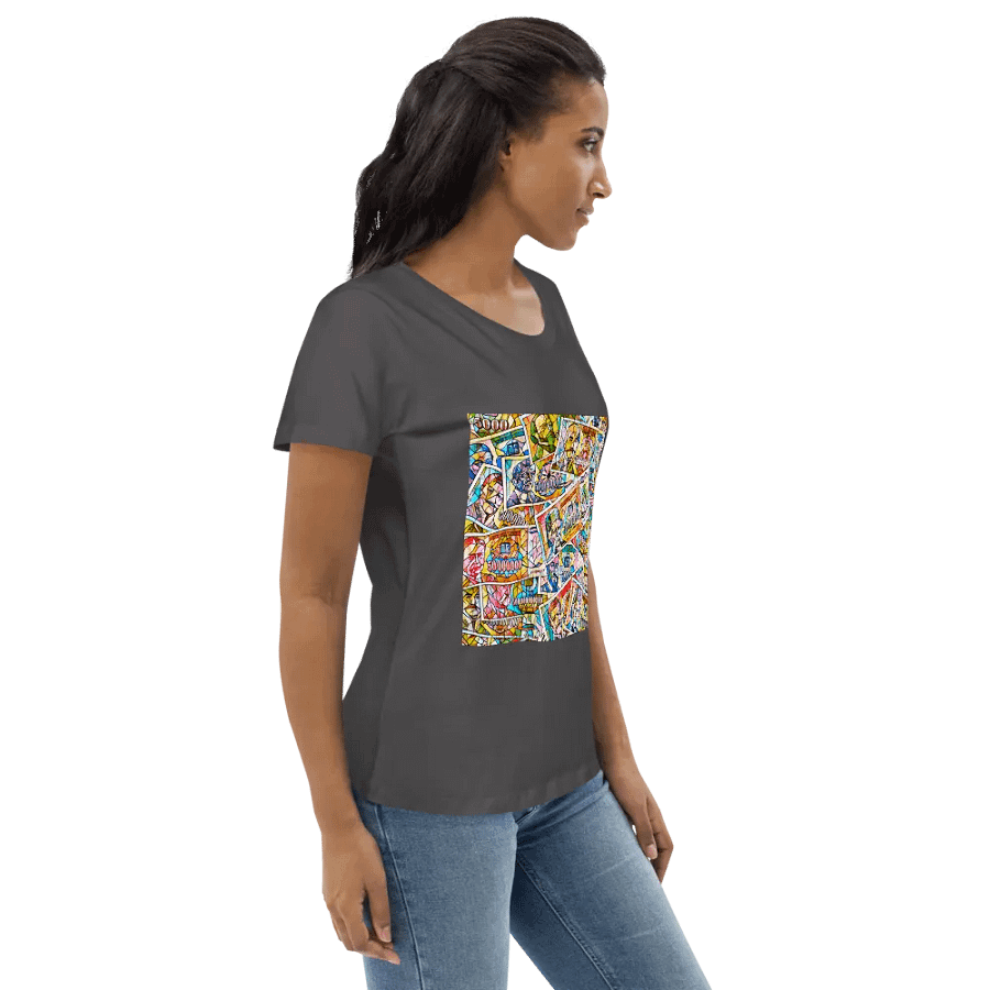 Jugoslovenski inflatorni dinar 1993 (Kolaž/mozaik) Stanley/Stella Women's Fitted Eco Tee product image (6)