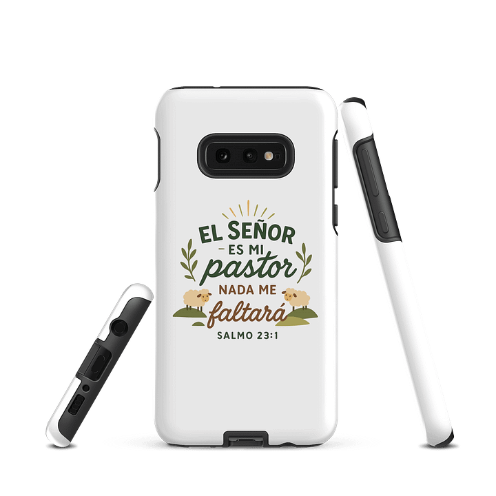 Tough Samsung® Case – “El Señor es mi Pastor” – Spanish Bible Verse product image (2)