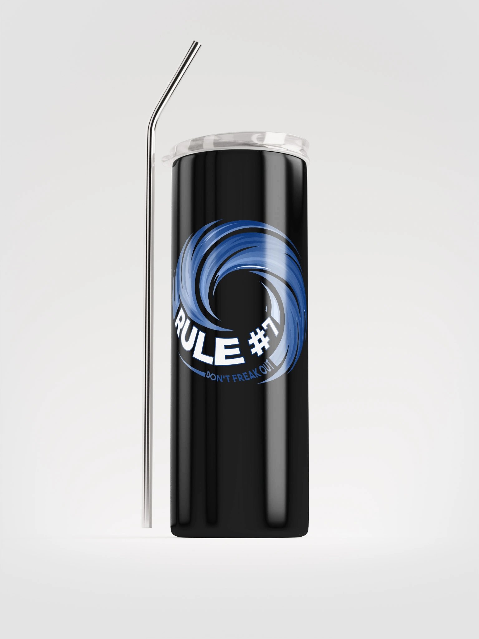 Rule #7 Tumbler Blue and White product image (2)