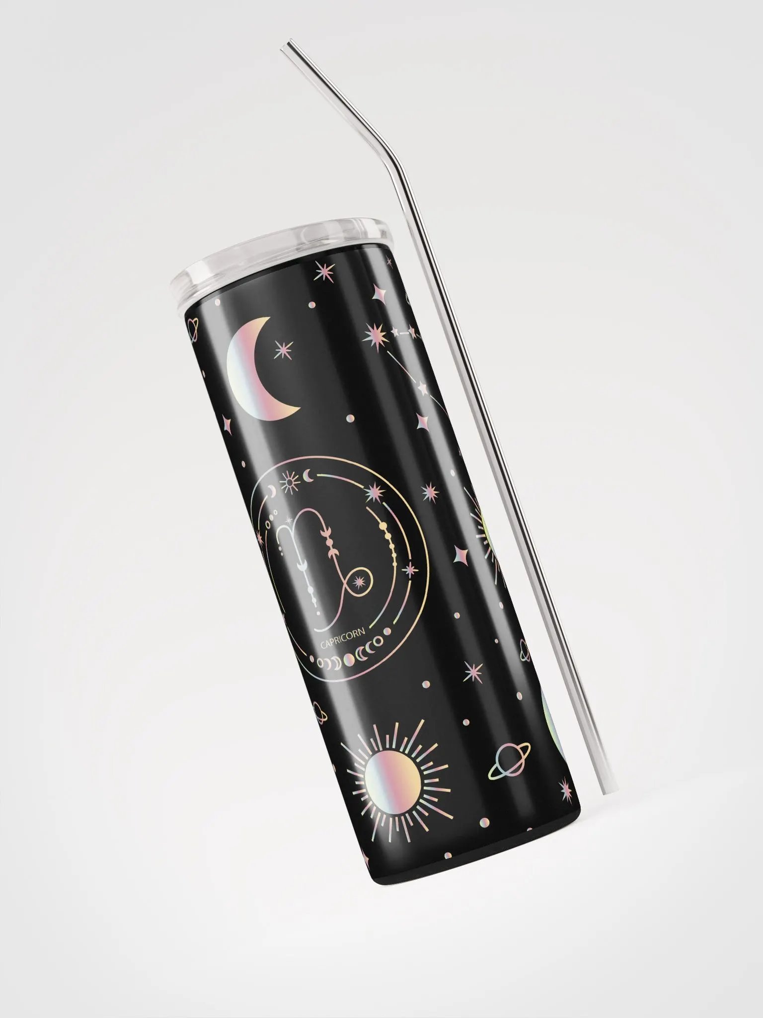 Celestial Capricorn Stainless Steel Tumbler: Embrace Zodiac Magic product image (3)