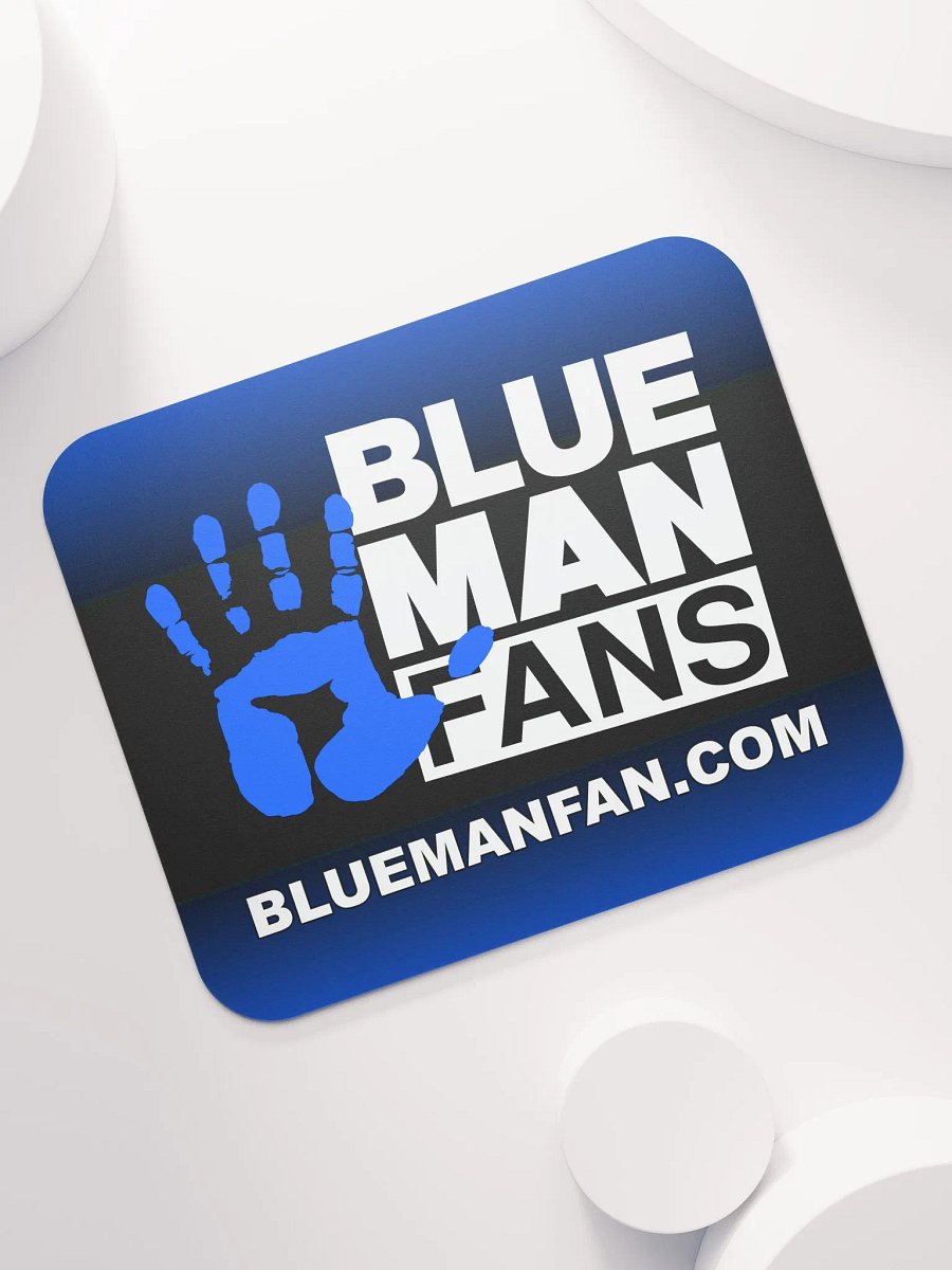 Blue Man Fans Hand Print Standard Mousepad product image (7)