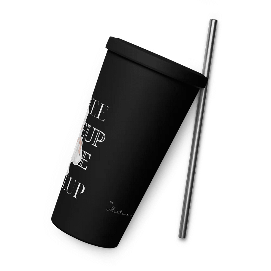 Makeup & Coffee Tumbler With Straw product image (10)