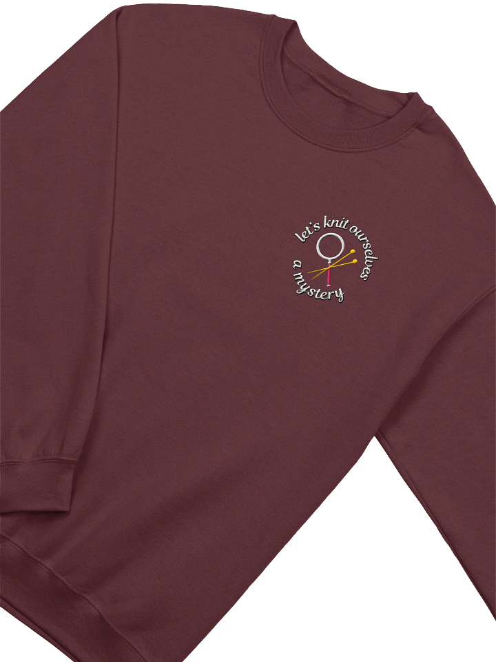 Knit a Mystery Embroidered Crewneck Sweatshirt product image (7)