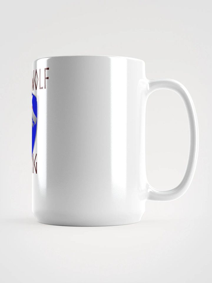 Bold Wolf Gaming Shield Mug (WHITE) product image (1)