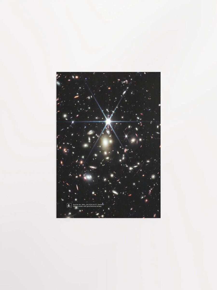 Sunrise Arc, WHL-J24.3324-8.477, Earendel (James Webb/JWST) — space poster product image (6)