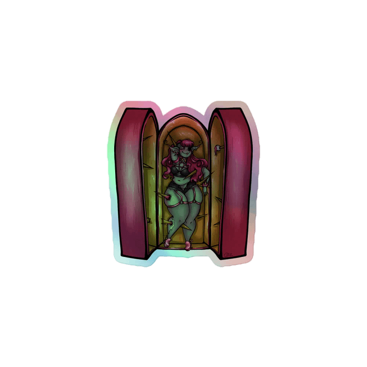 Iron Slayden Sticker (holographic) product image (1)