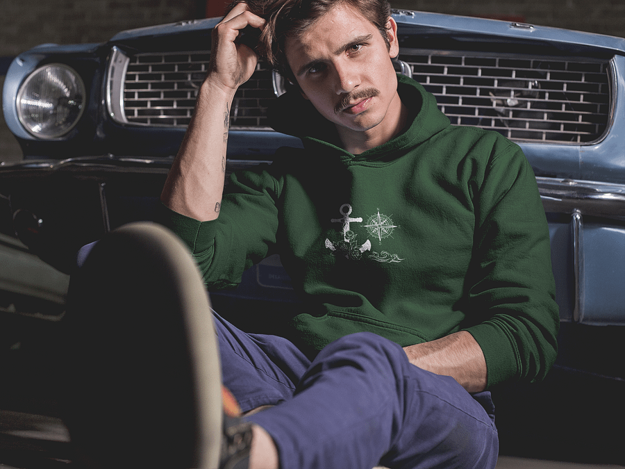 Nautical Warrior Unisex Hoodie - soft Cotton blend product image (2)