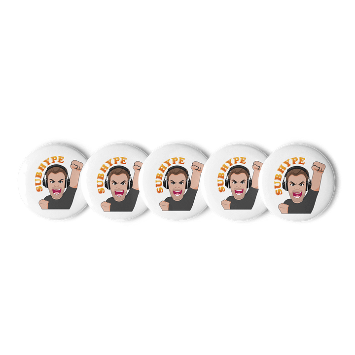 Sub Hype Pin Button Set product image (1)