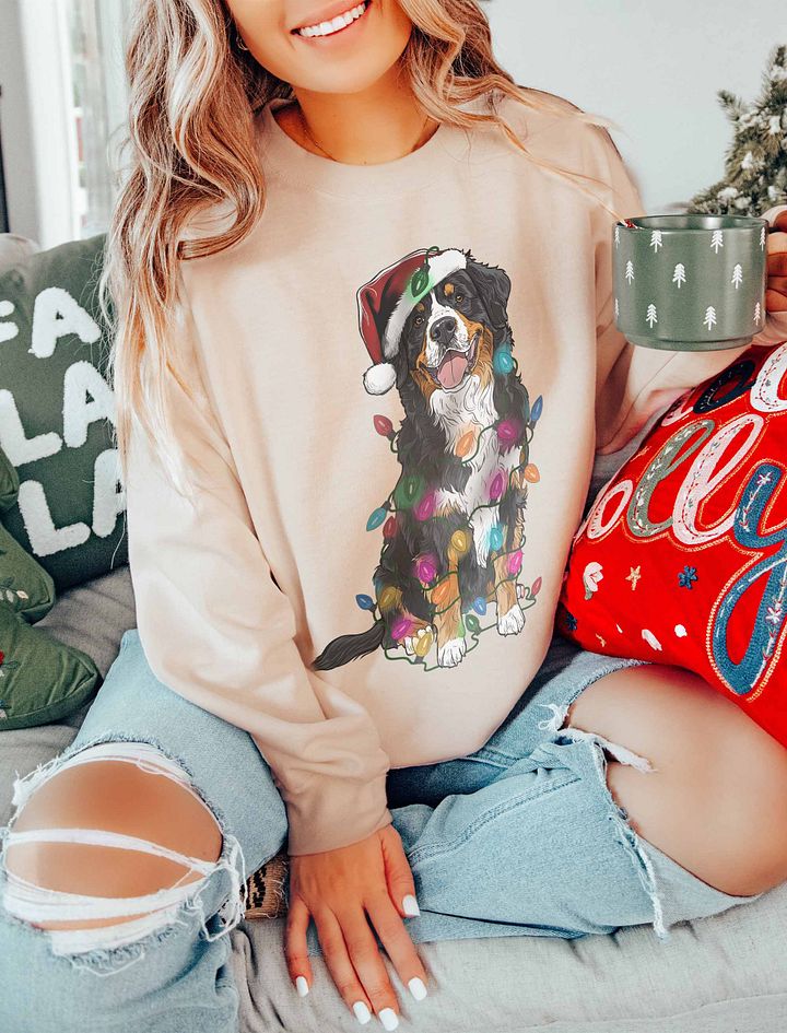 Funny Bernese Mountain Dog Christmas Sweatshirt product image (20)
