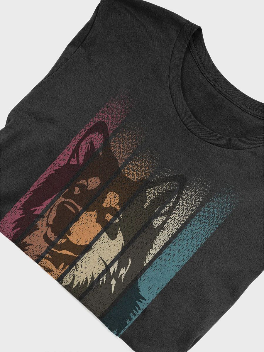 Alaskan Malamute Dark Gradation Color Regular Fit T-shirt product image (5)