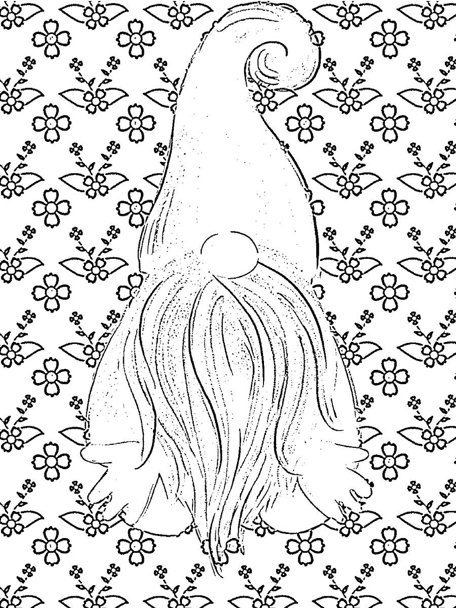 Easter Gnomes Coloring Pages-Chillin' with My Gnomies product image (10)