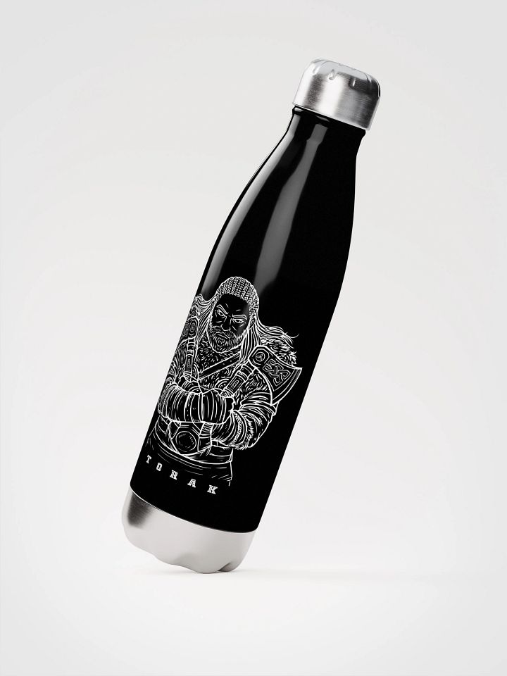 "White Character" Black Stainless Steel Water Bottle product image (2)