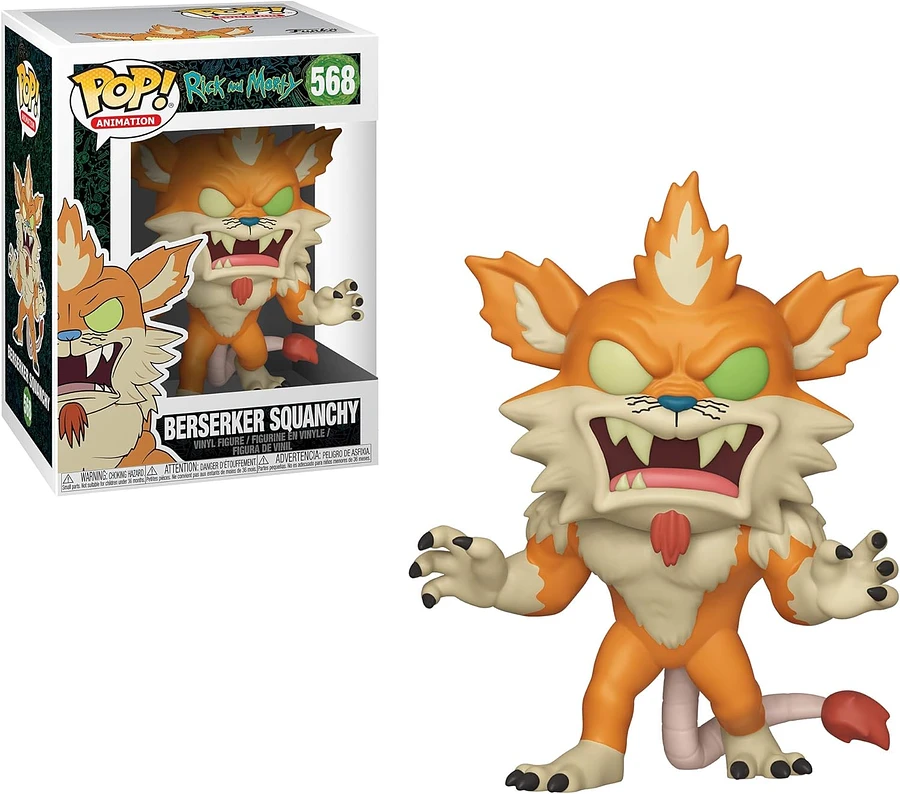 Funko POP! Animation: Rick and Morty - Berserker Squanchy Vinyl Figure product image (3)
