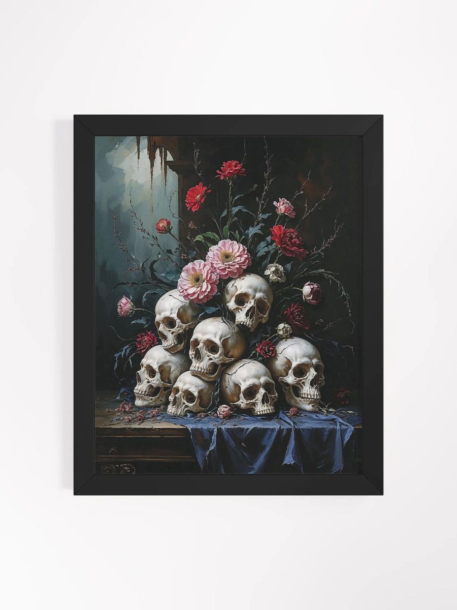 Skulls and Blooms Framed Print product image (5)