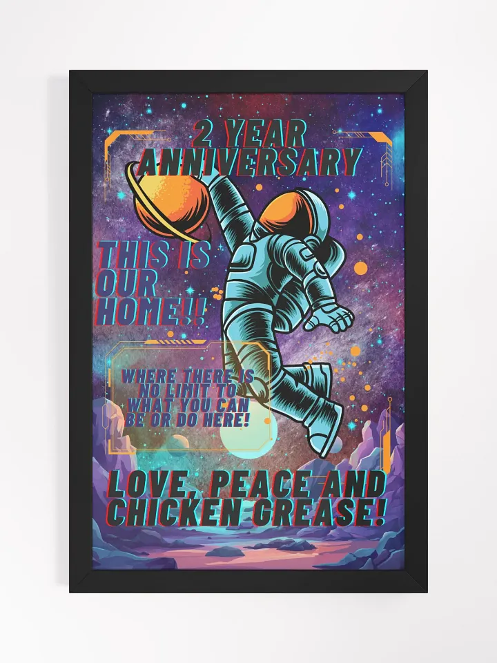 Chill Zone 2nd Anniversary Metal Poster product image (2)