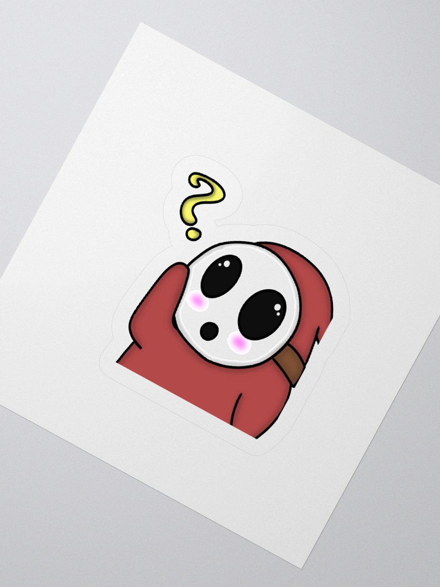 confused shy guy sticker product image (6)