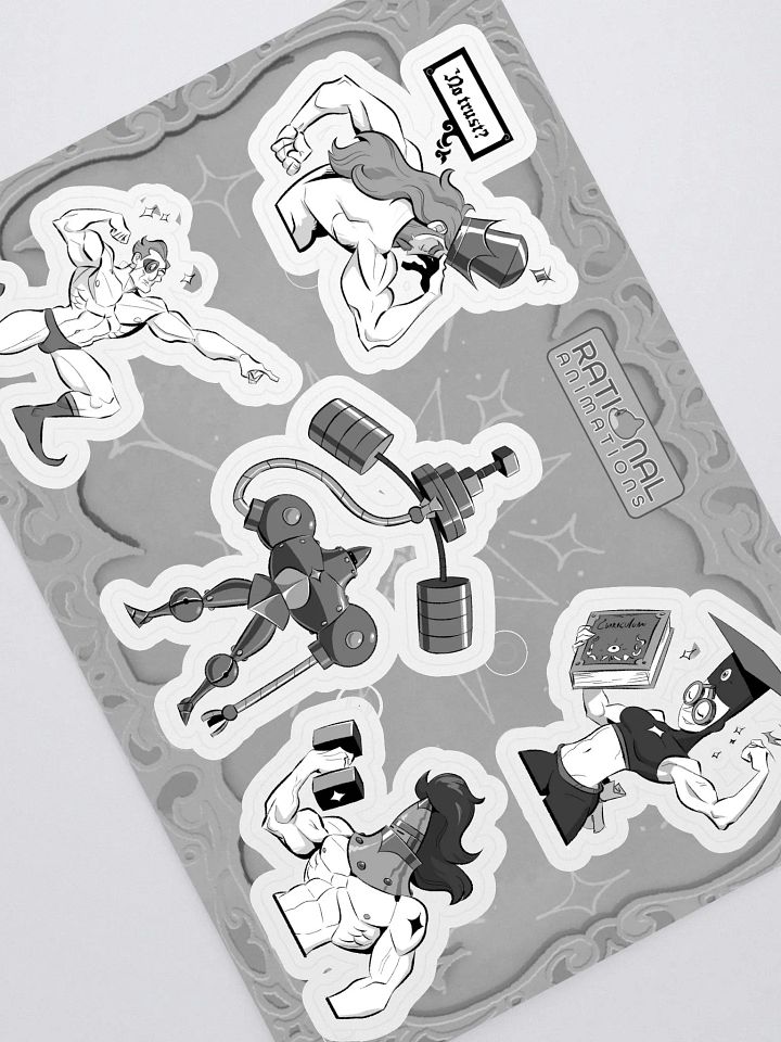 The King and the Swolem - Sticker sheet product image (2)