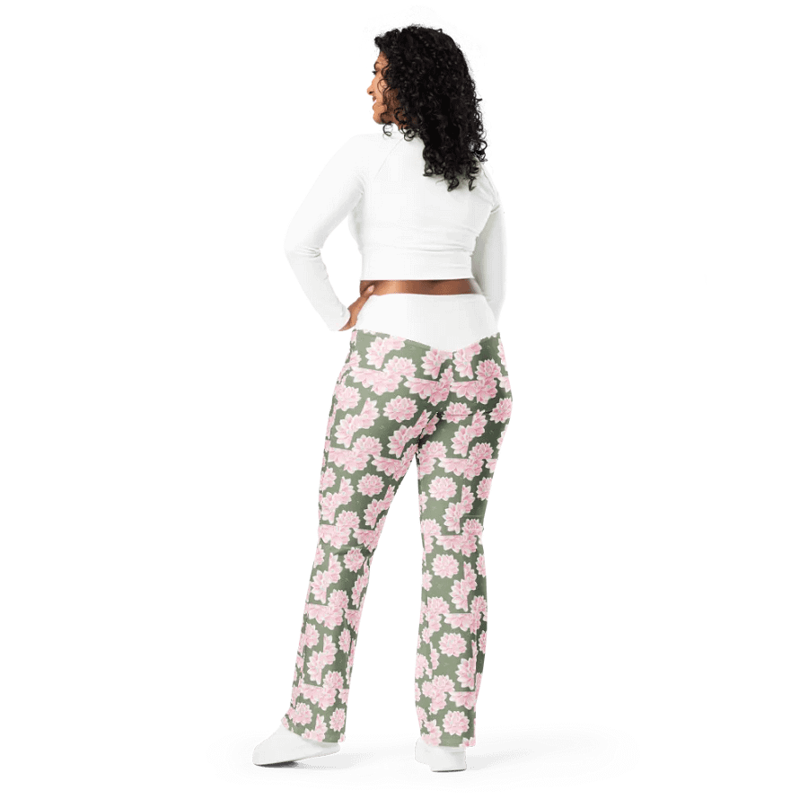 Flower pattern Flare Pants product image (3)