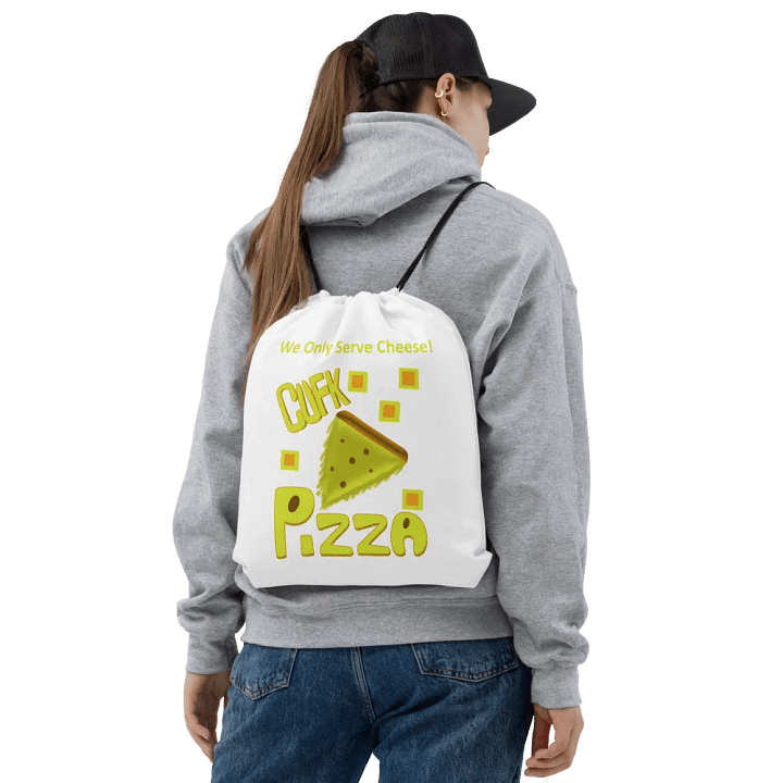 CUFK Pizza Drawstring Bag product image (2)