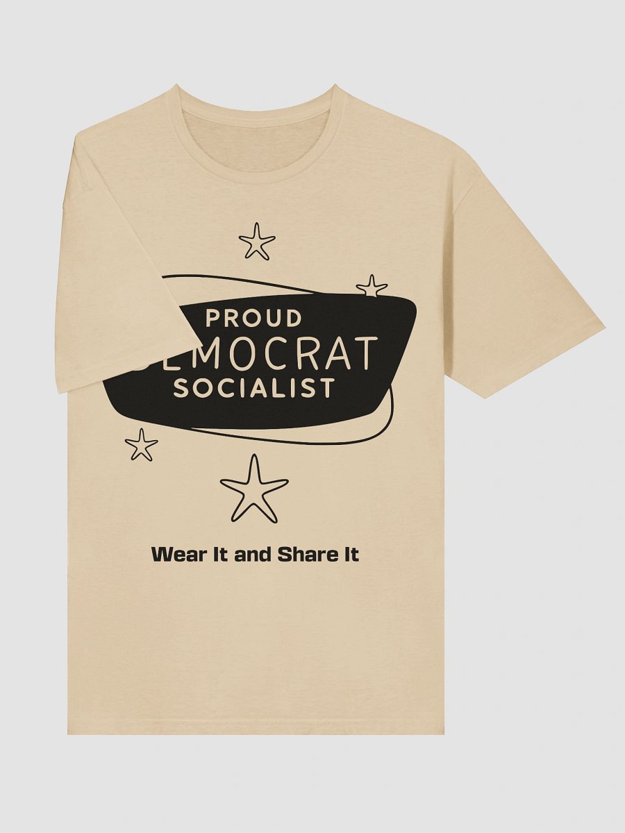 Proud Democrat Socialist Bold Identity Tee (B) product image (38)