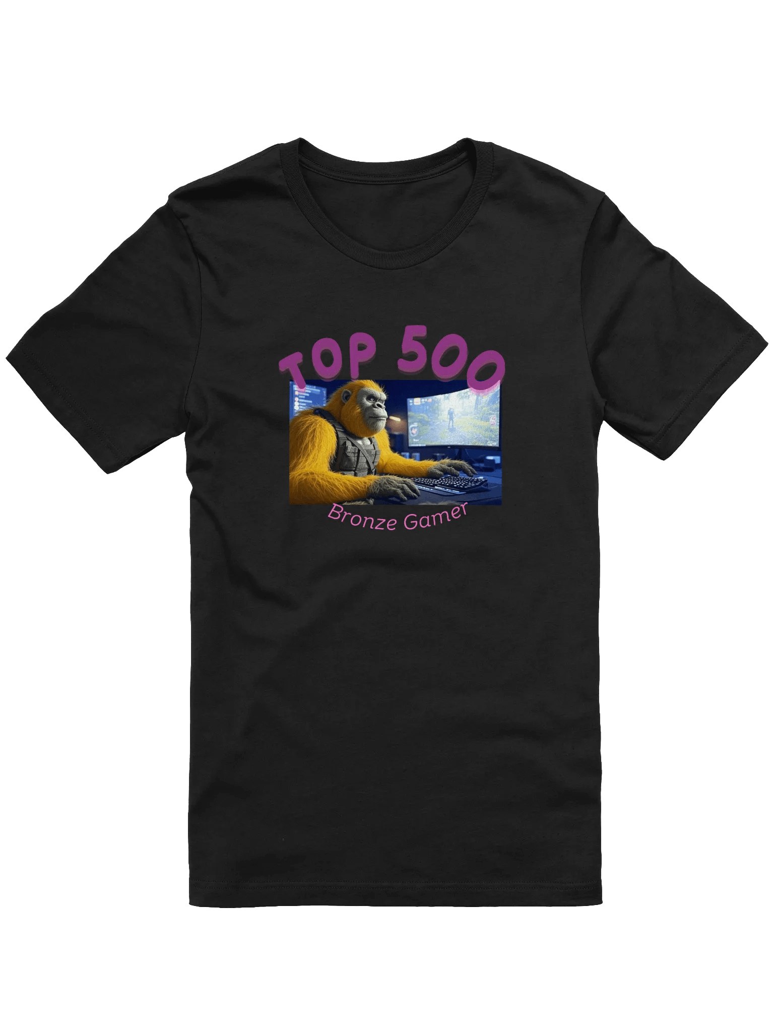 Top 500 Bronze Parody Gamer Yeti T-Shirt product image (1)