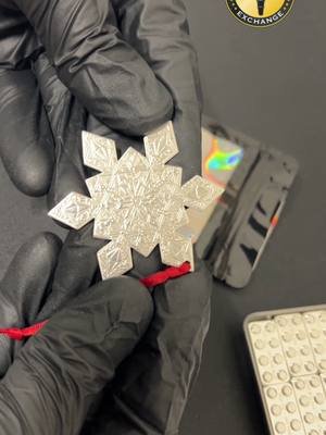 Christmas Silver Snowflake Ornament This luxurious, 99.9% pure silver snowflake at Money Metals is more than just a silver Christmas tree decoration...    It is an investment in 1/2 oz silver bullion and a piece of holiday history that will likely stay in the family for years to come...    as a precious metal family heirloom handed down from generation to generation. https://www.moneymetals.com/snowflake-silver-12-troy-ounce-999-pure/1809 #Christmas #silver #snowflake #ornament #christmastree #luxurychristmas #luxury #christmastreedecorating #christmasdecor