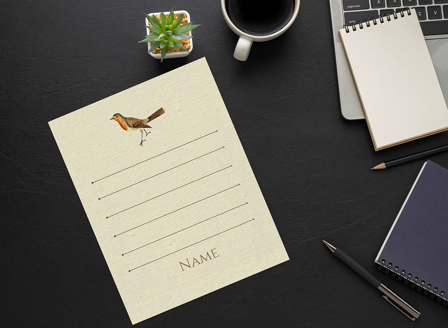 Canva Notepad Template: Robin product image (7)