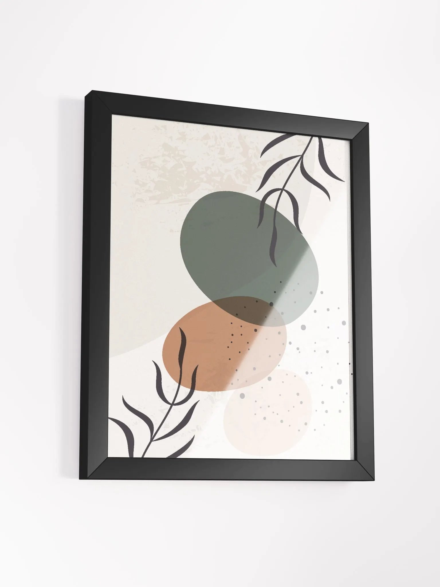 Earthy Abstract Elegance Framed Poster product image (54)