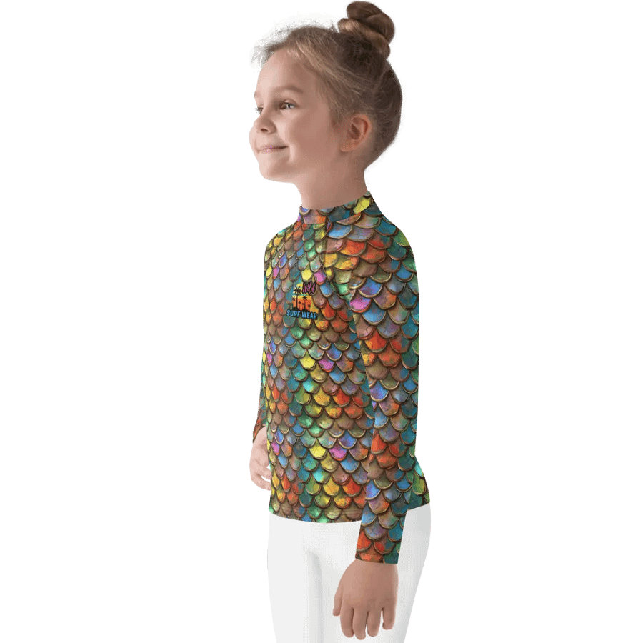 Wild Dragon Scale Kids Rash Guard #2 product image (5)
