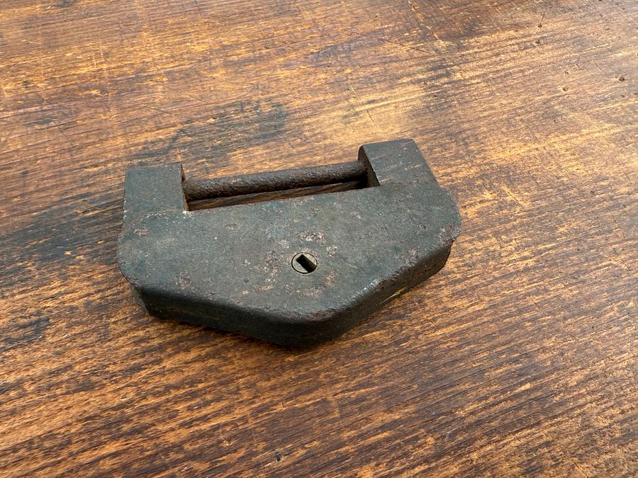 🎎 Antique Japanese Bulldog Padlock – Japan Antique Roadshow product image (6)