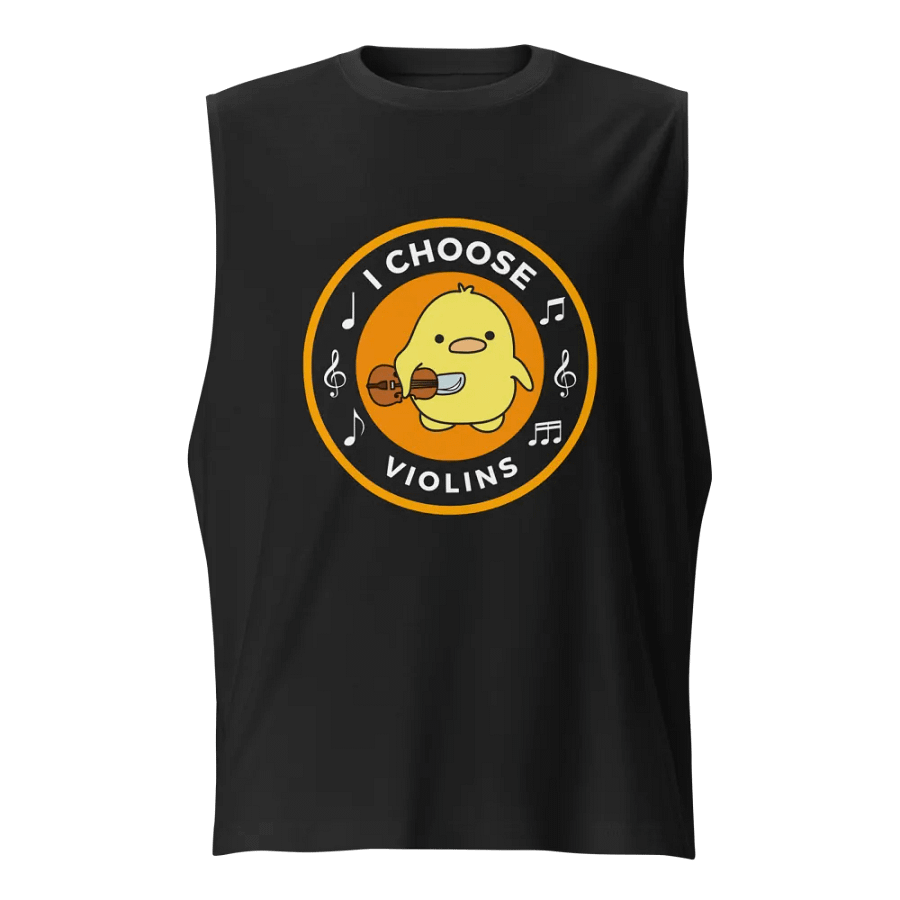 I choose violins Bella+Canvas Muscle Tank product image (1)