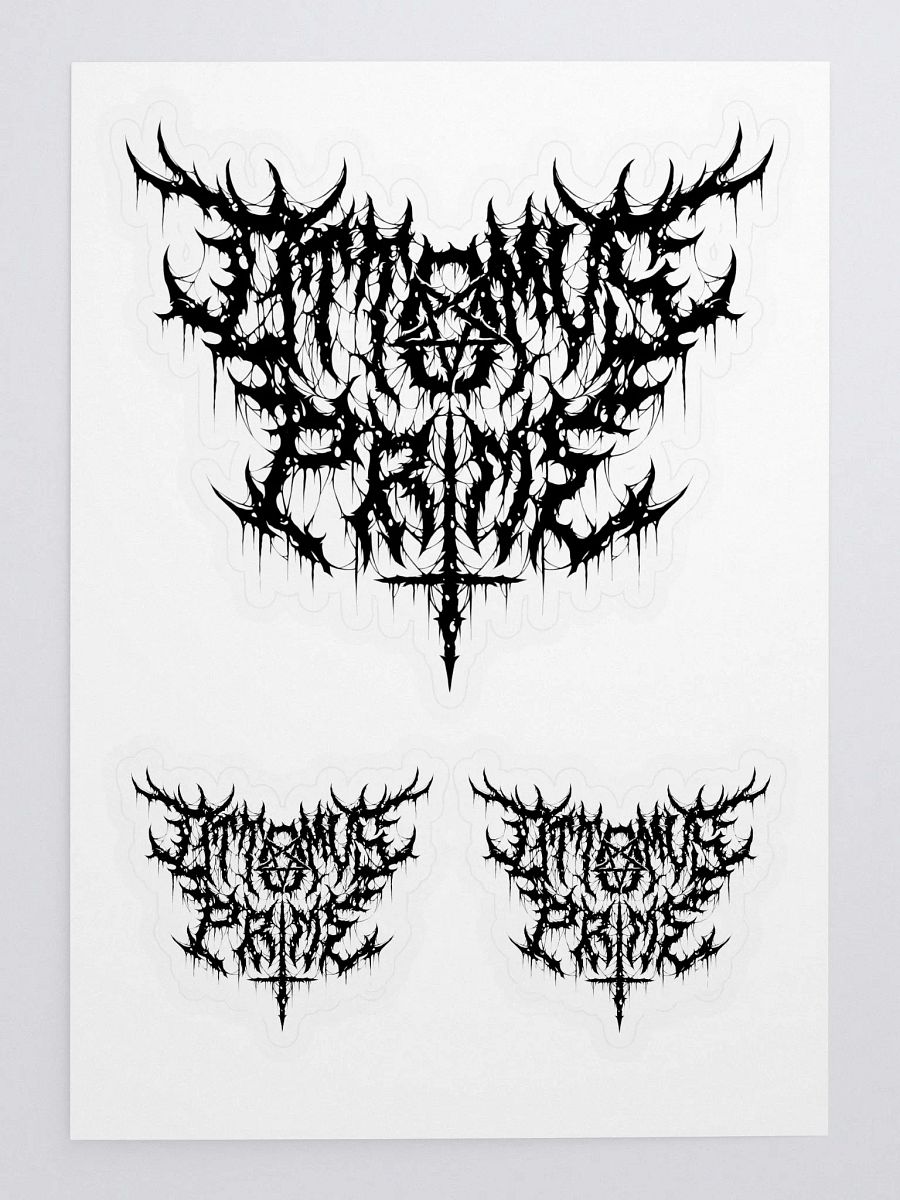 Ottomus Prime Metal Logo Stickers product image (3)
