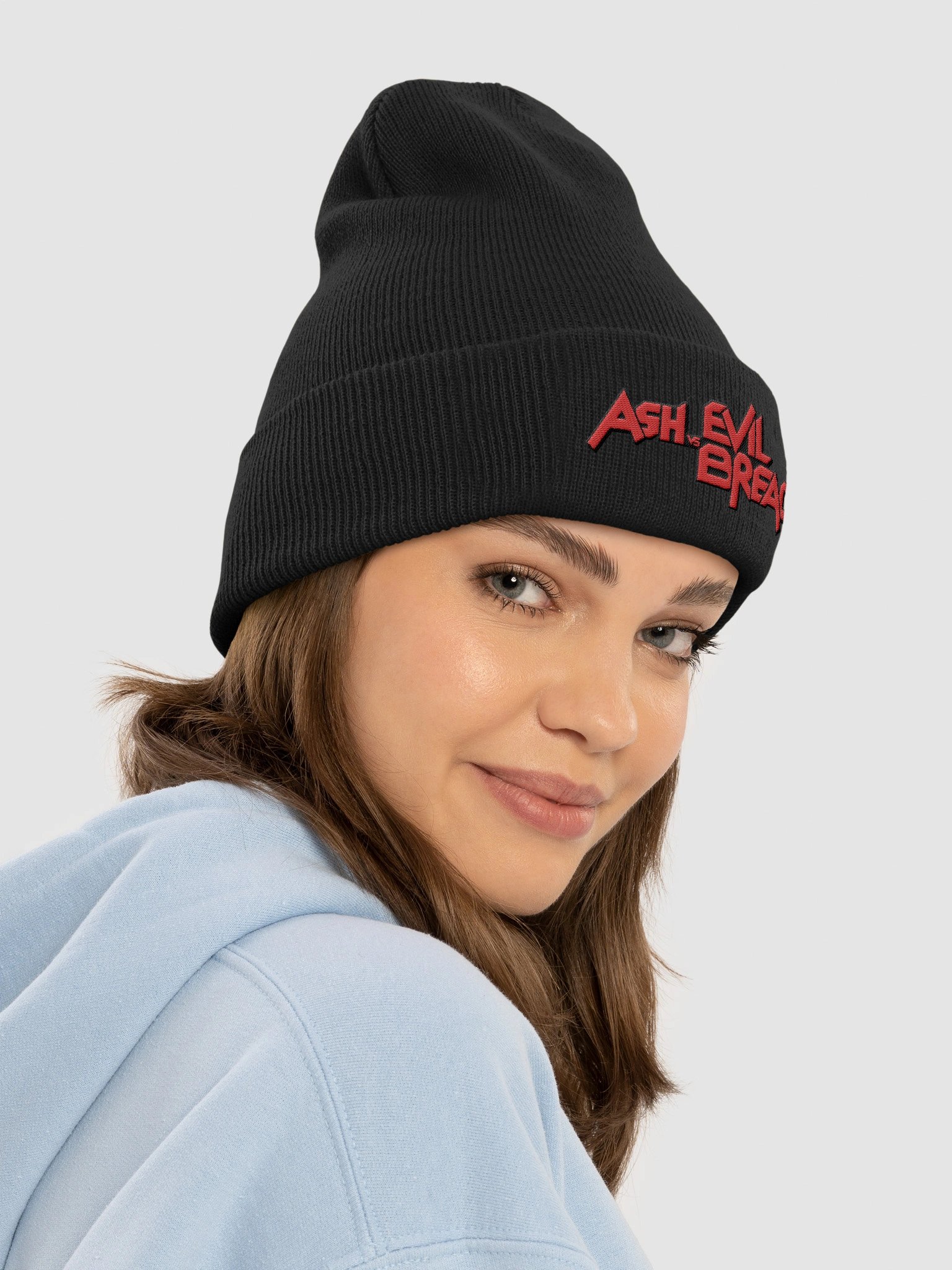 ASHvsEVILBREAD - Red Logo Beanie product image (4)