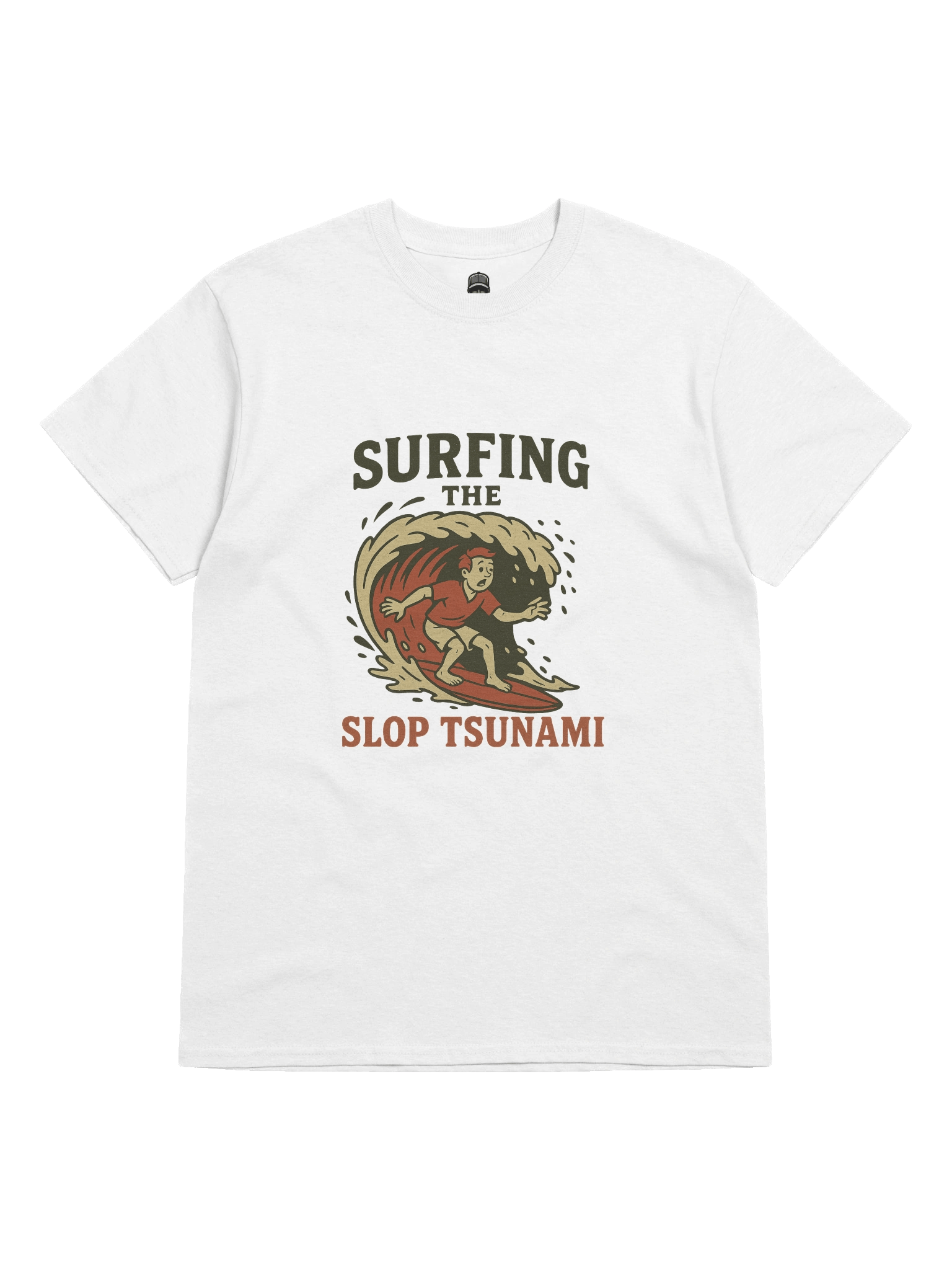 Surf the Slop Tsunami T-Shirt product image (4)