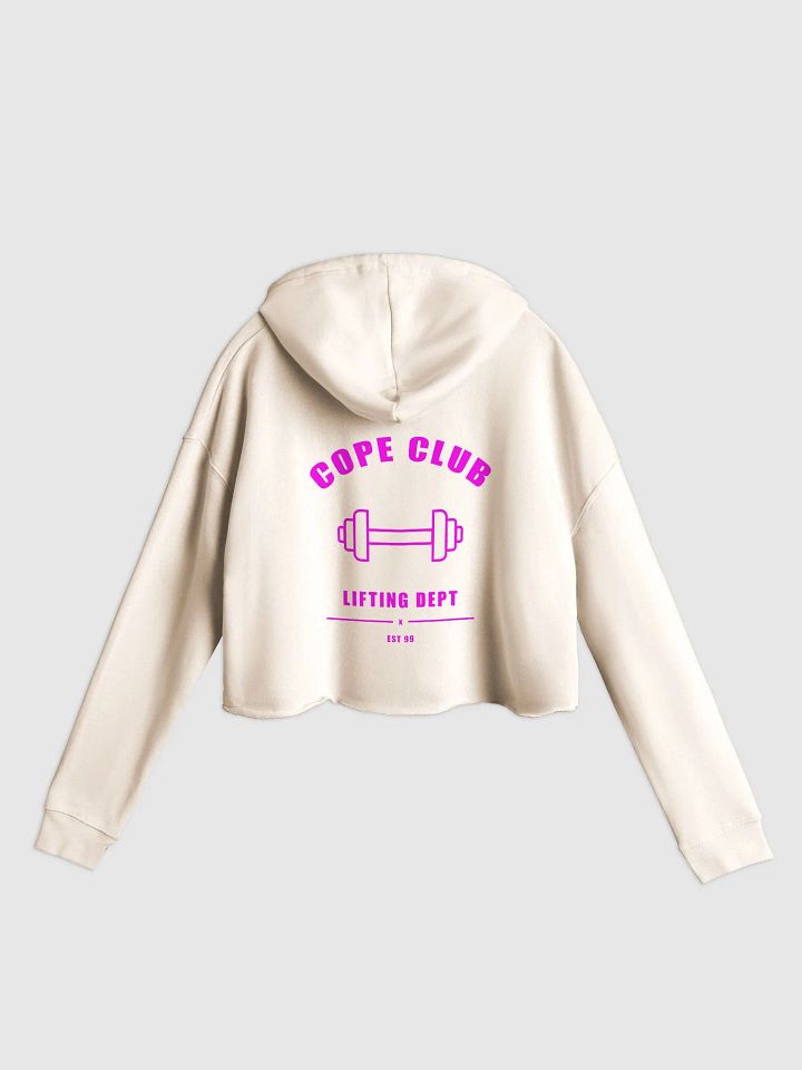 Cope Club Fitness Cropped Jumper Pink Print product image (5)