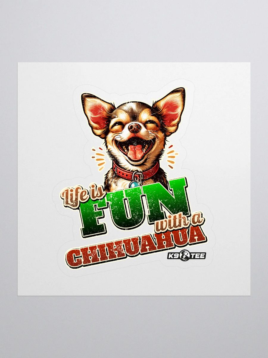 Fun Chihuahua Kiss Cut Stickers product image (1)
