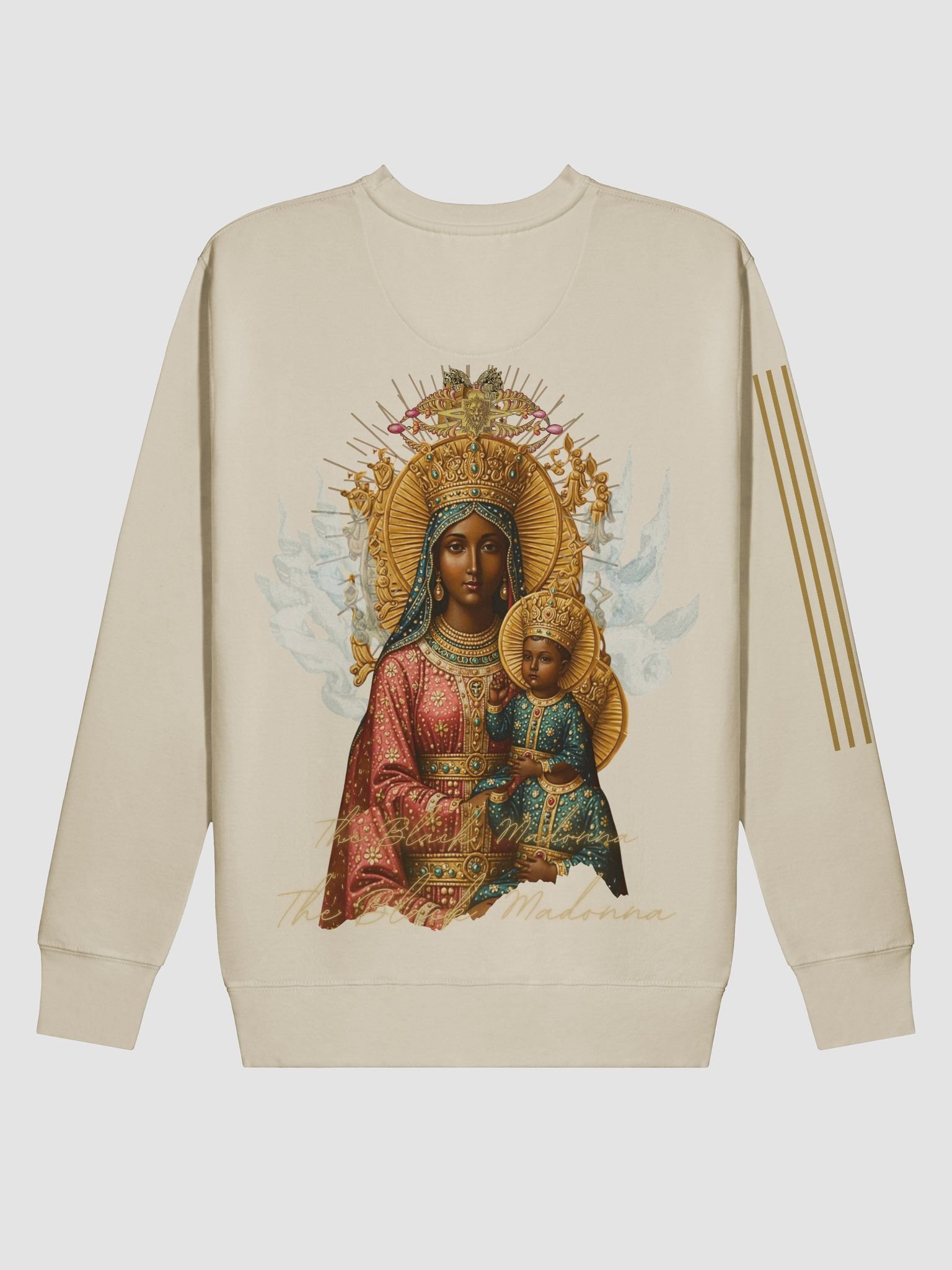 Black Madonna Sweatshirt _ Holy Smoke Collection product image (4)