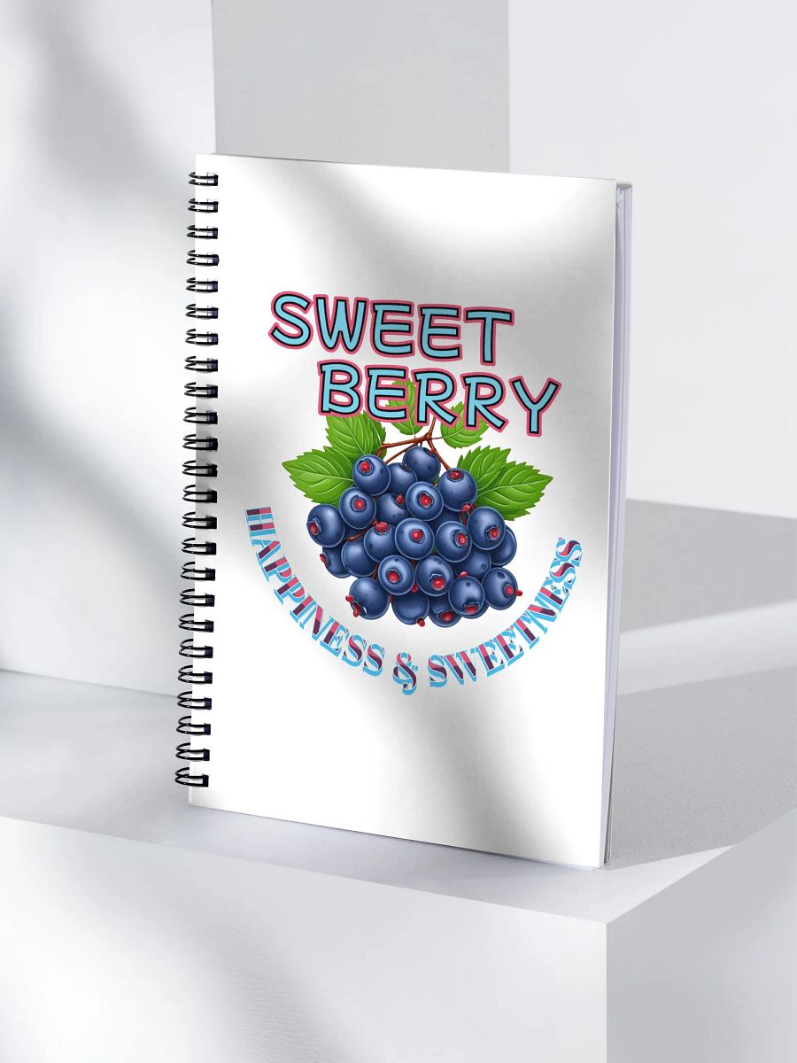 Sweet Berry Happiness And Sweetness Spiral Notebook product image (1)