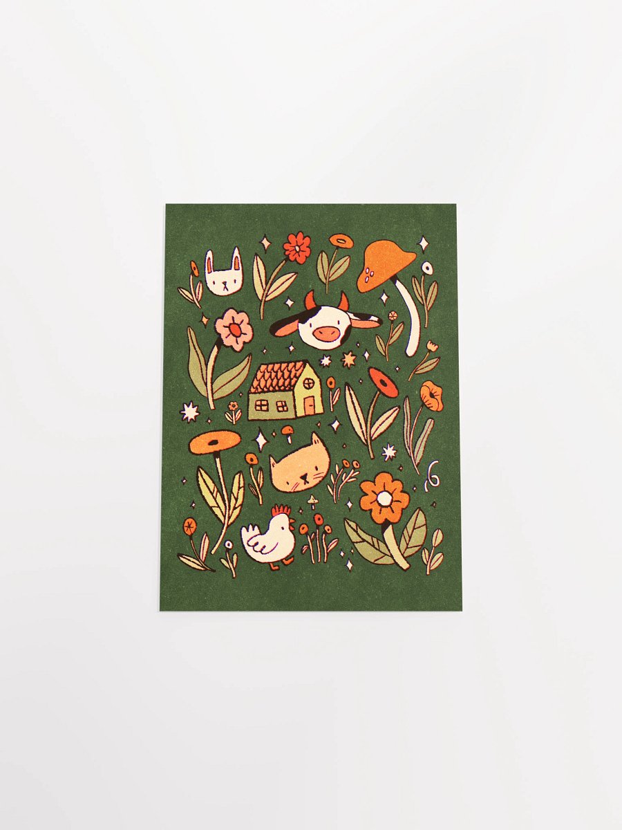 Animals & Flowers Print product image (14)