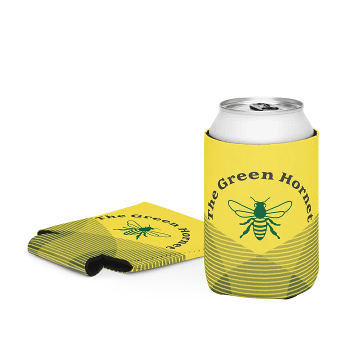 "Green Hornet" Coozie Can Cooler product image (2)