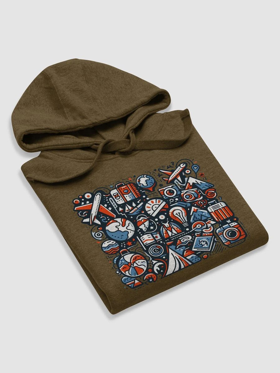 Cotton Heritage Unisex Premium Hoodie | AI Design about travel product image (6)