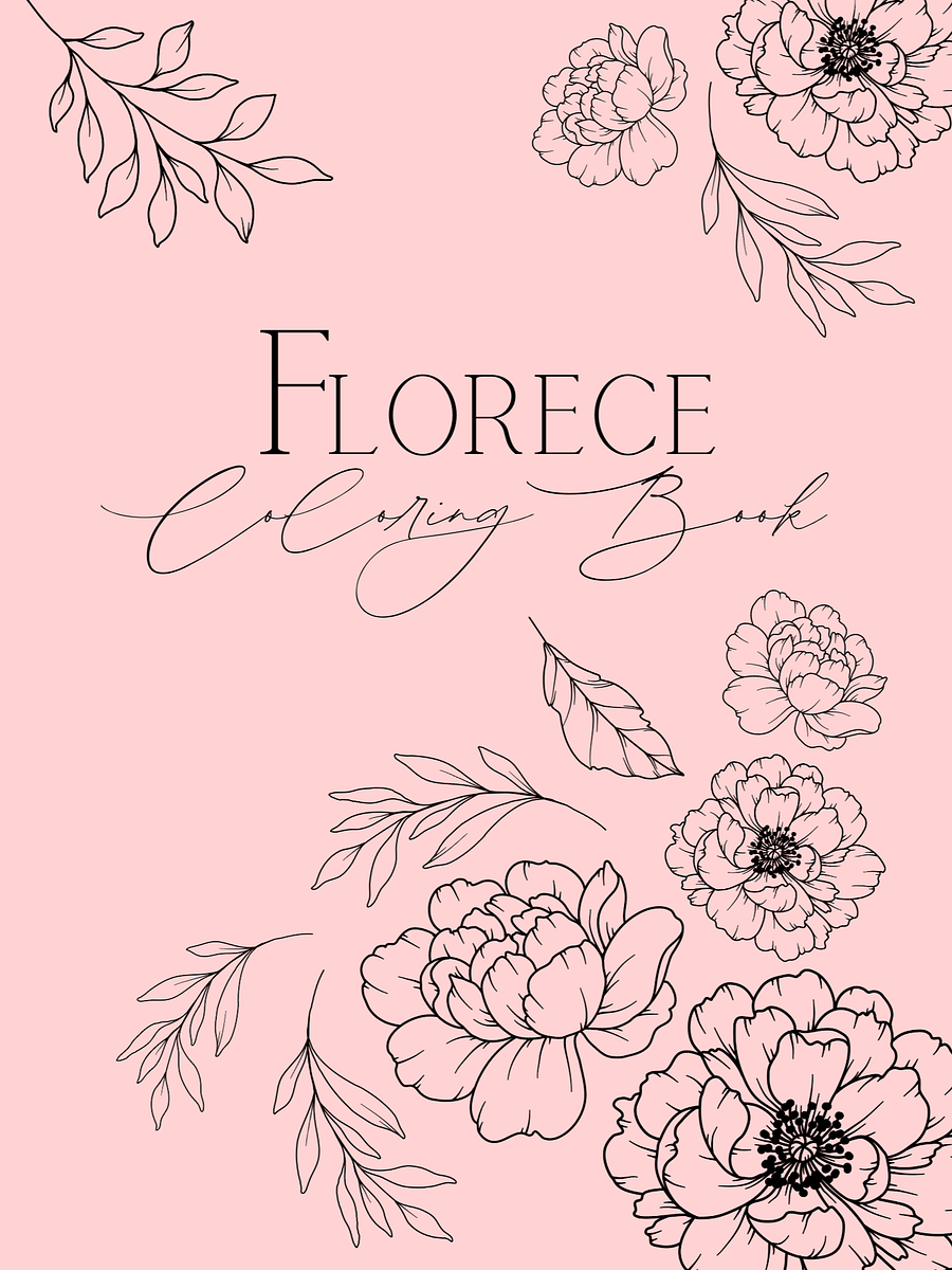 Coloring Book Florece product image (1)