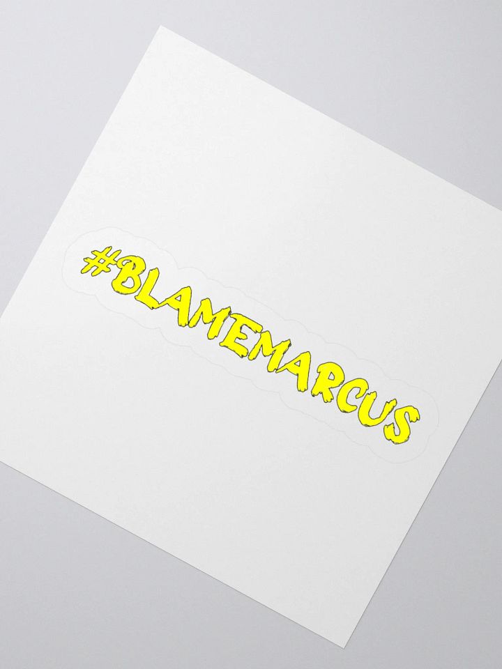 #BLAMEMARCUS Kiss Cut Stickers product image (6)