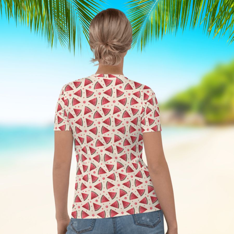 Hello Weekend Watermelon All Over Print T-shirt product image (11)