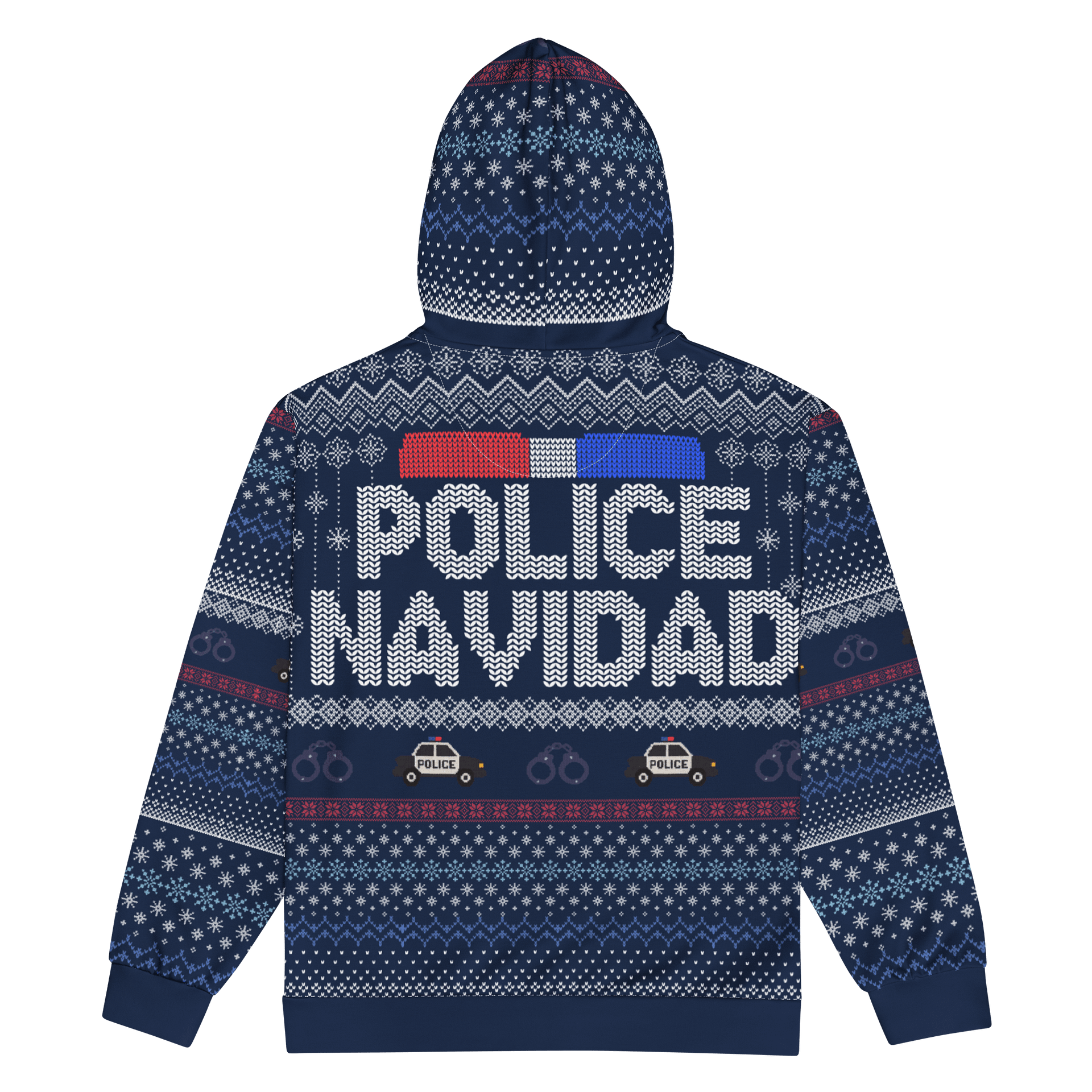 Police Navidad All-Over Zip Hoodie product image (4)
