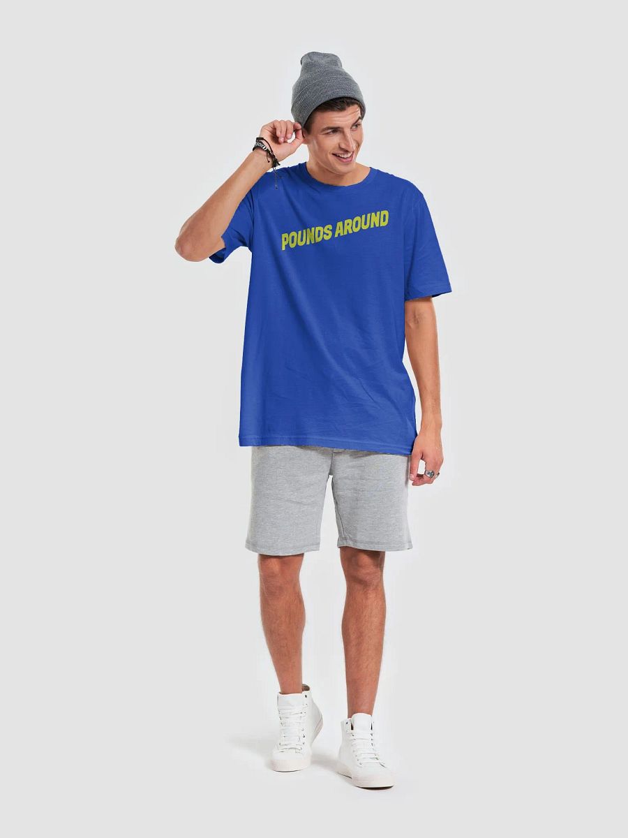 POUNDS AROUND BLUE AND YELLOW SHIRT product image (6)