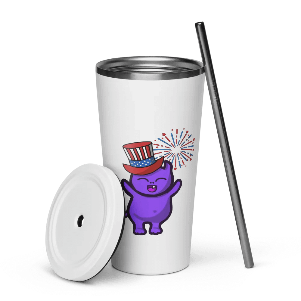 July 4th Insulated Cup With Lid product image (131)